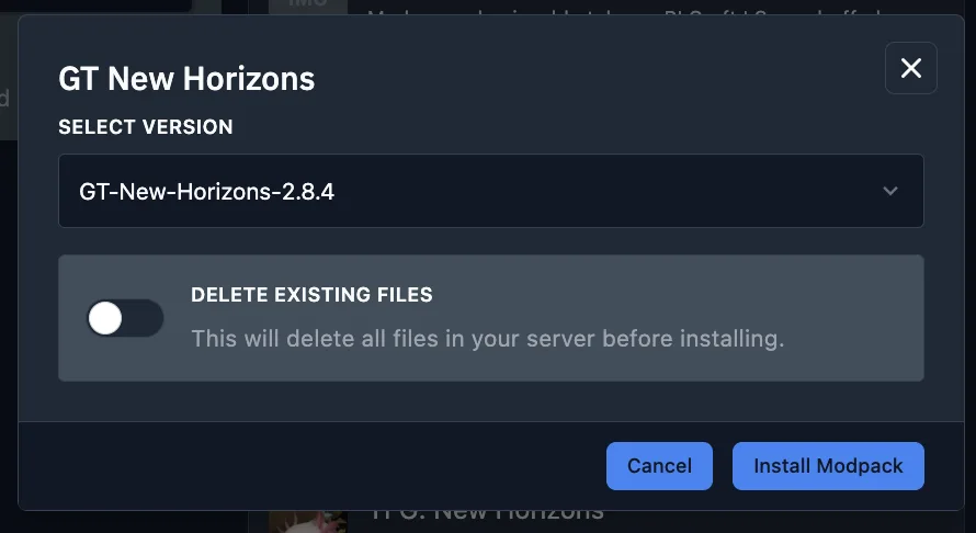 Installation Settings