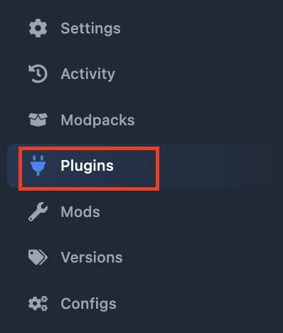 Minecraft Plugins Sidebar