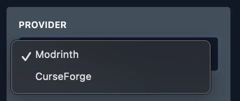 Select Plugin Provider