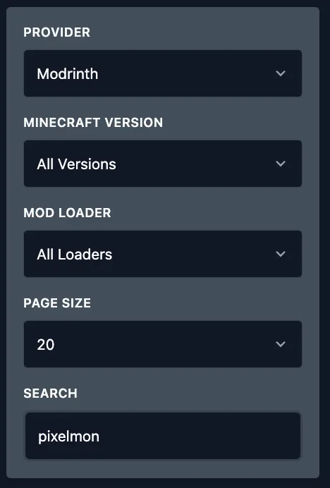 Module Filtering System